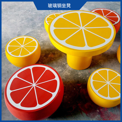 當水果遇上座椅 創意卡通雕塑點亮戶外休閑空間